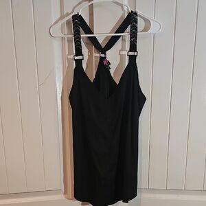 2B Bebe Black Halter Top